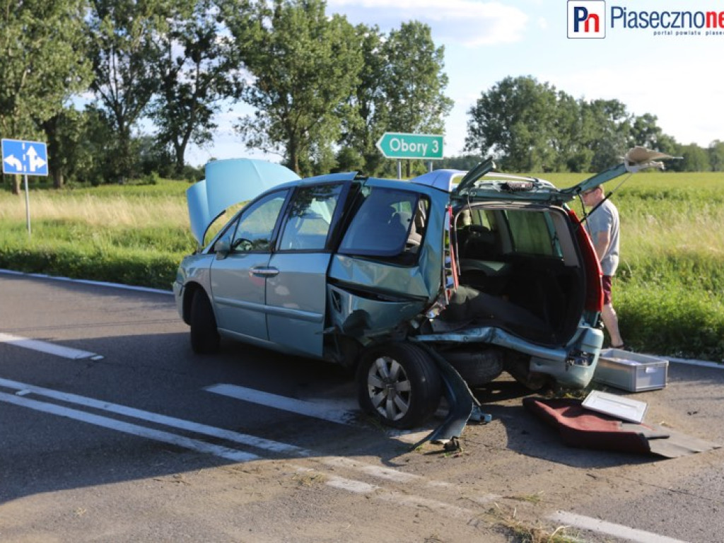 Wypadek na drodze 724! Droga częściowo zablokowana [AKTUALIZACJA]