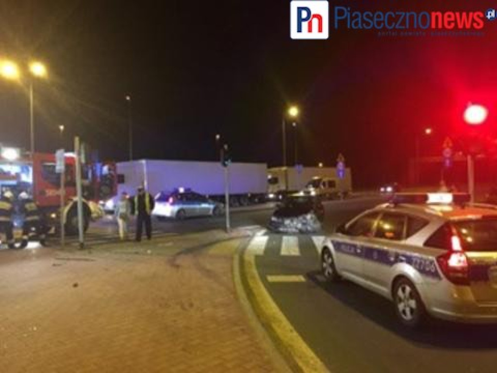 Wypadek w Magdalence! Z Krakowskiej nie skręcicie do Piaseczna