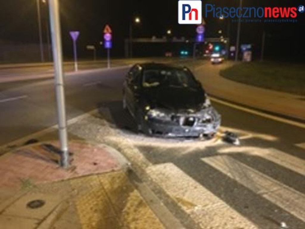 Wypadek w Magdalence! Z Krakowskiej nie skręcicie do Piaseczna