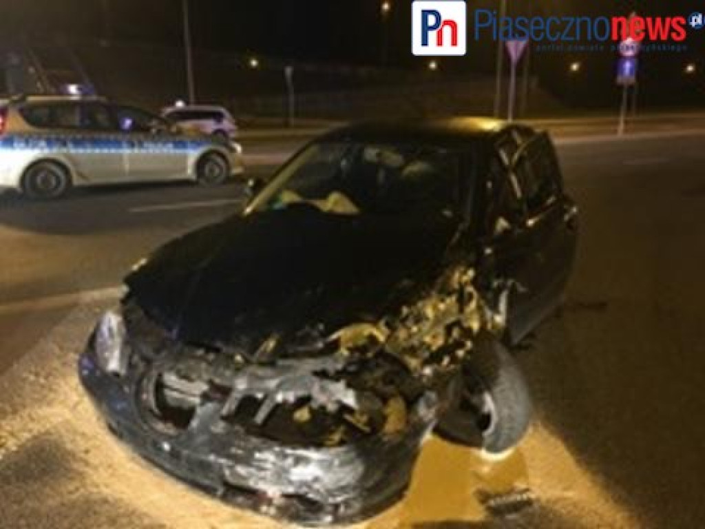 Wypadek w Magdalence! Z Krakowskiej nie skręcicie do Piaseczna
