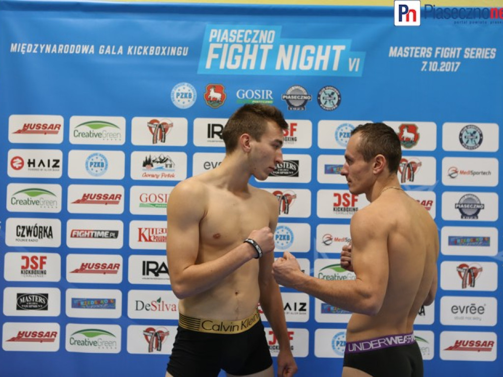 Oficjalne ważenie przed jutrzejszym Piaseczno Fight Night