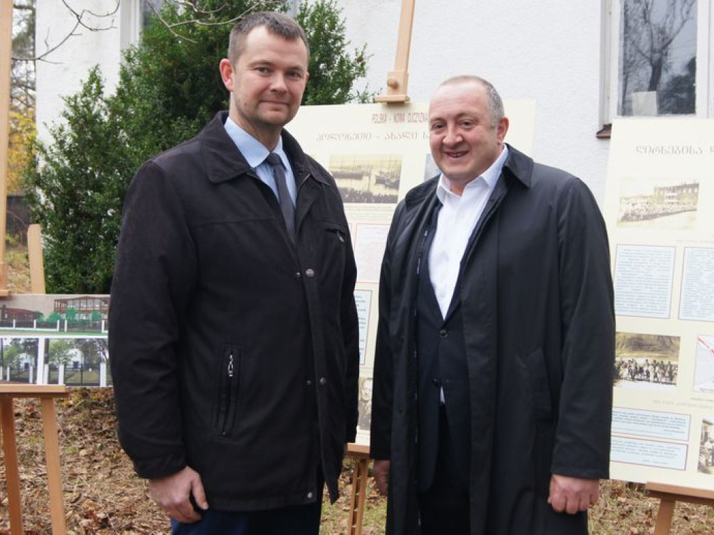 Dąb od prezydenta Gruzji