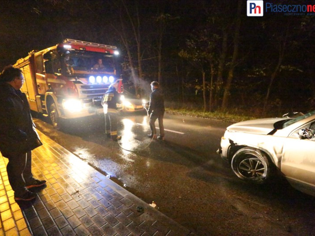 Karambol w Głoskowie. Droga zamknięta