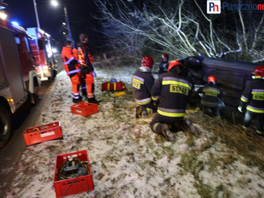 Wylecieli z zakrętu! Cud, że wszyscy cali