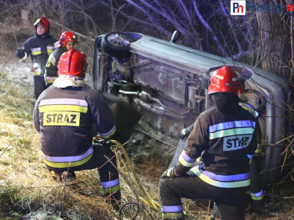 Wylecieli z zakrętu! Cud, że wszyscy cali