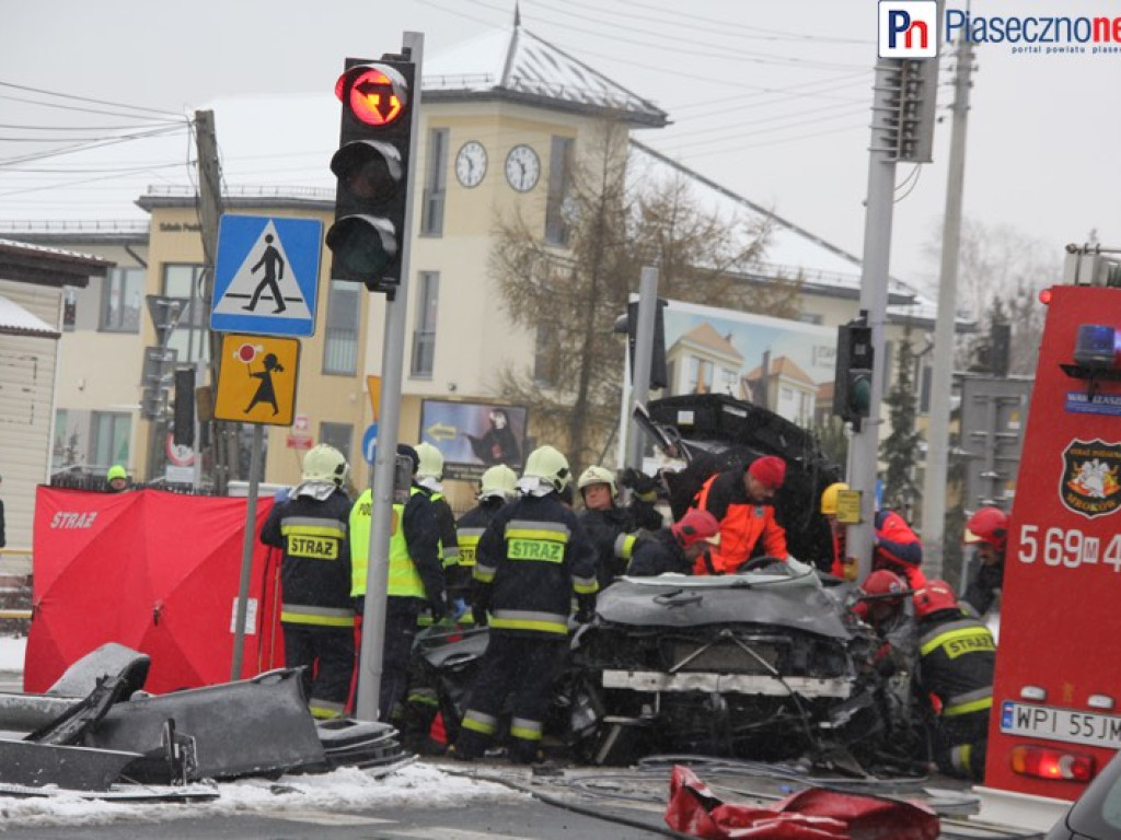 W wypadku zginęła kobieta! Aleja Krakowska w stronę Grójca zamknięta
