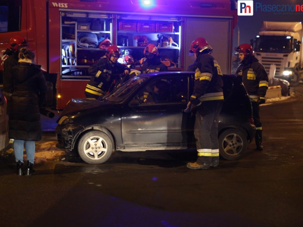Wypadek na skrzyżowaniu Wojska Polskiego z Okulickiego