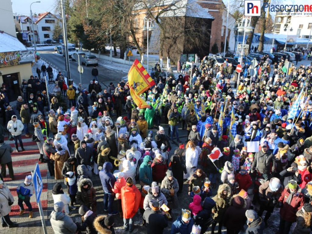Orszak Trzech Króli na ulicach Piaseczna