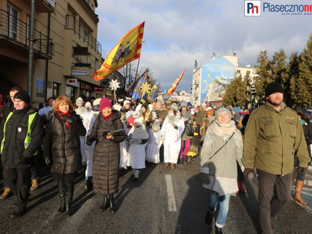 Orszak Trzech Króli na ulicach Piaseczna