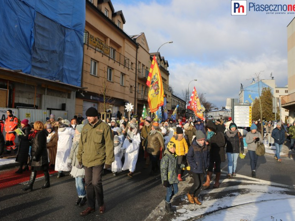 Orszak Trzech Króli na ulicach Piaseczna