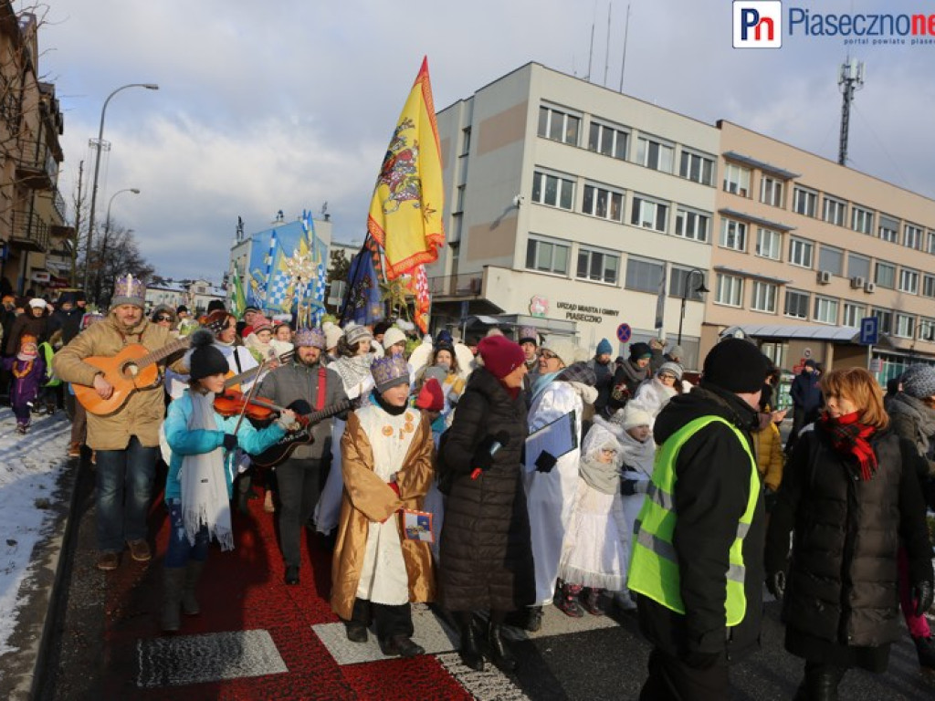 Orszak Trzech Króli na ulicach Piaseczna