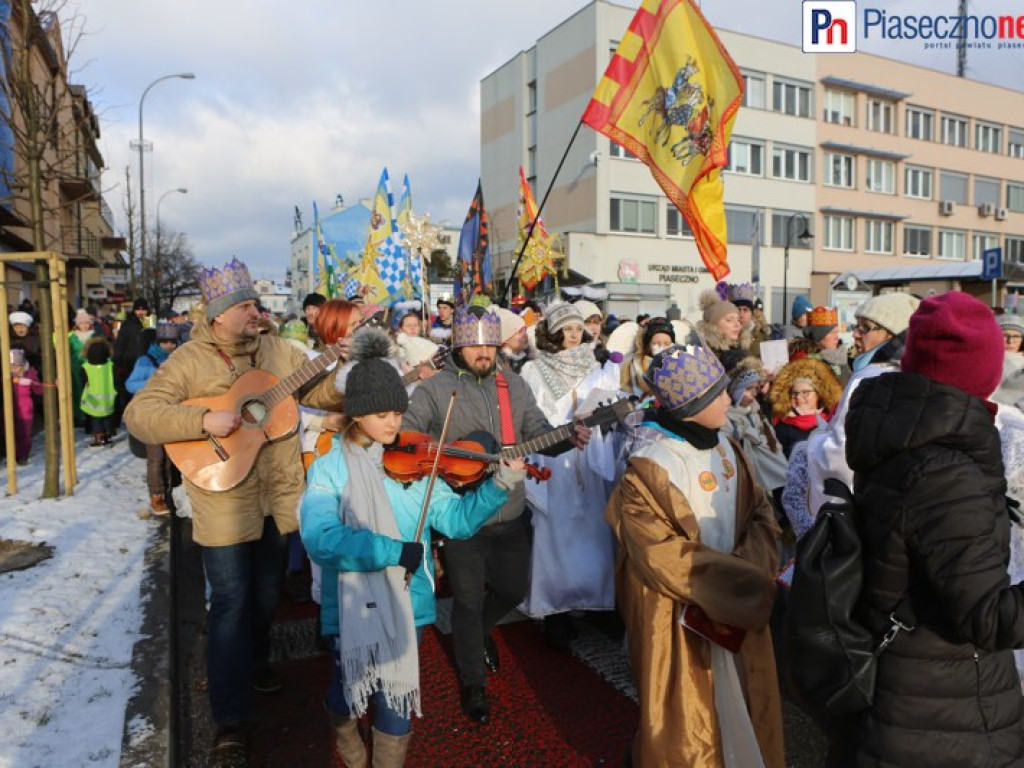 Orszak Trzech Króli na ulicach Piaseczna