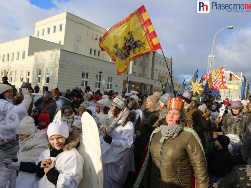 Orszak Trzech Króli na ulicach Piaseczna