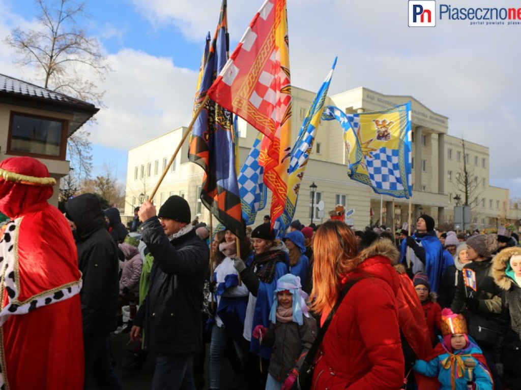 Orszak Trzech Króli na ulicach Piaseczna