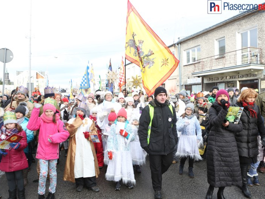 Orszak Trzech Króli na ulicach Piaseczna