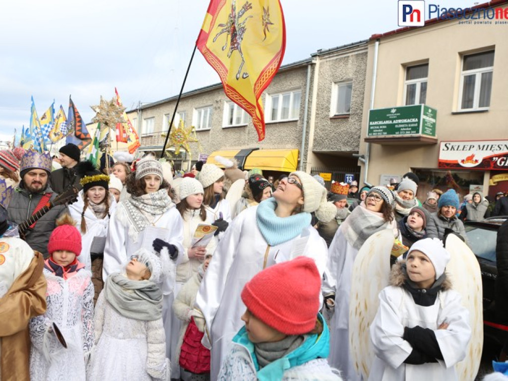 Orszak Trzech Króli na ulicach Piaseczna