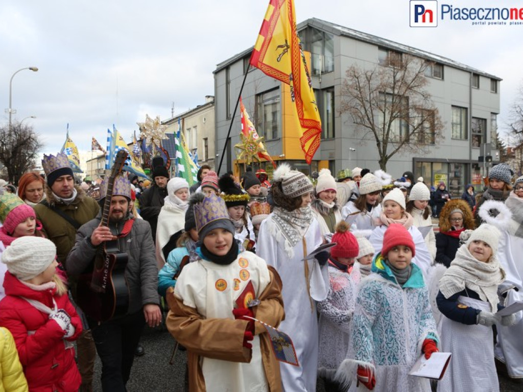 Orszak Trzech Króli na ulicach Piaseczna