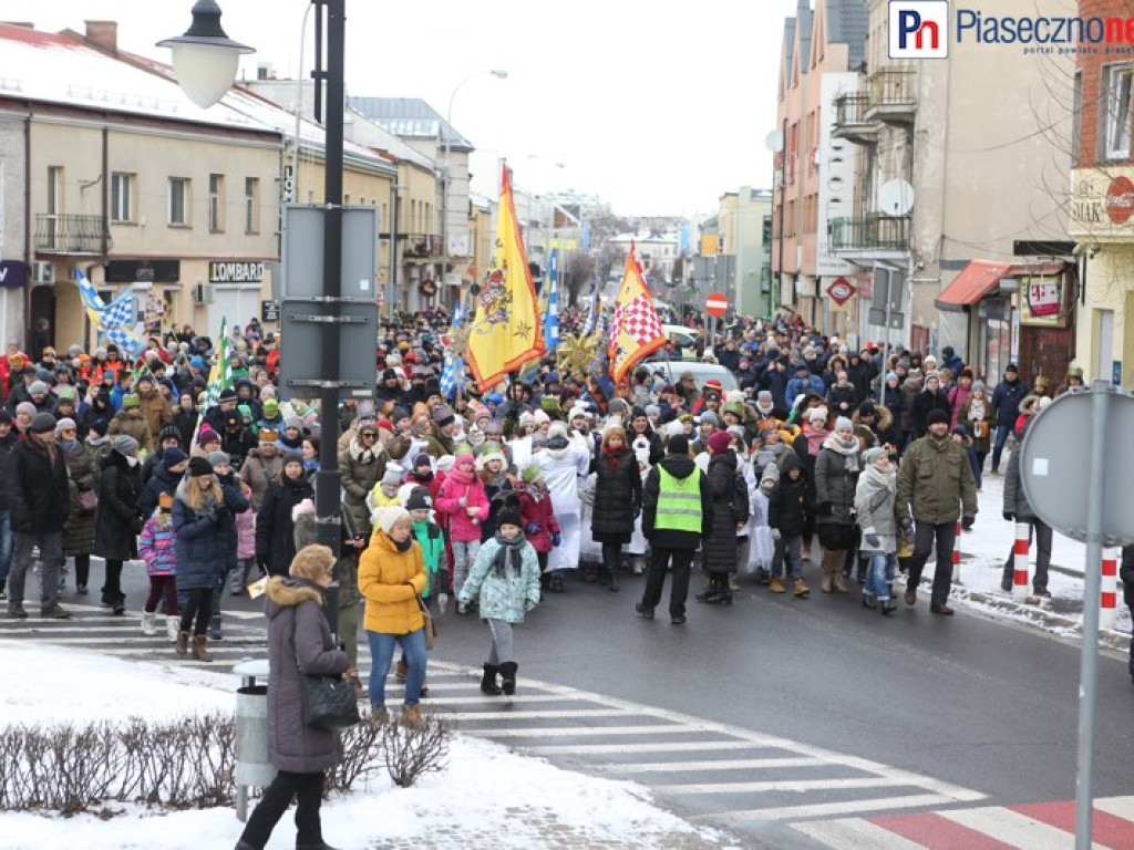 Orszak Trzech Króli na ulicach Piaseczna