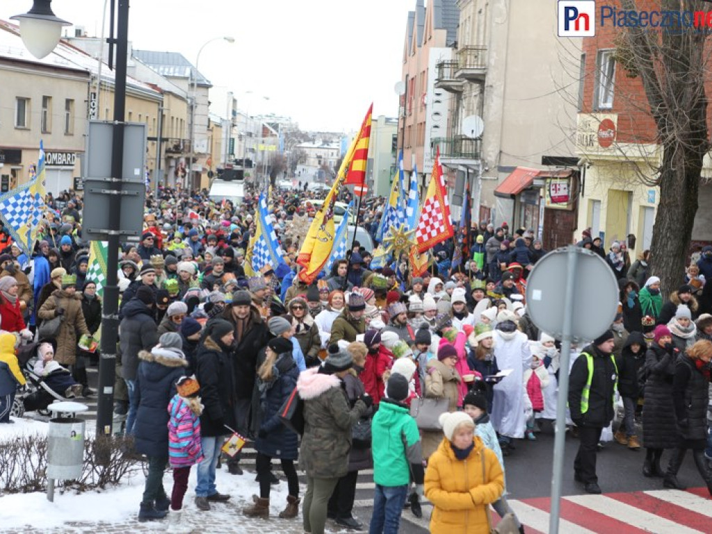 Orszak Trzech Króli na ulicach Piaseczna