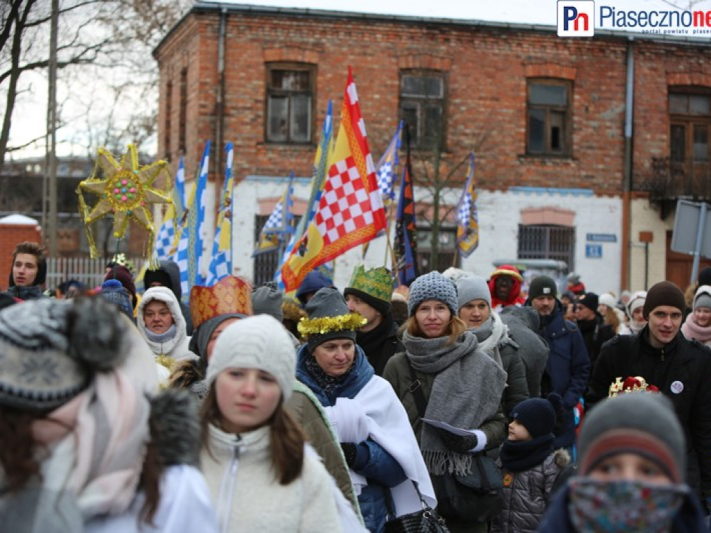 Orszak Trzech Króli na ulicach Piaseczna