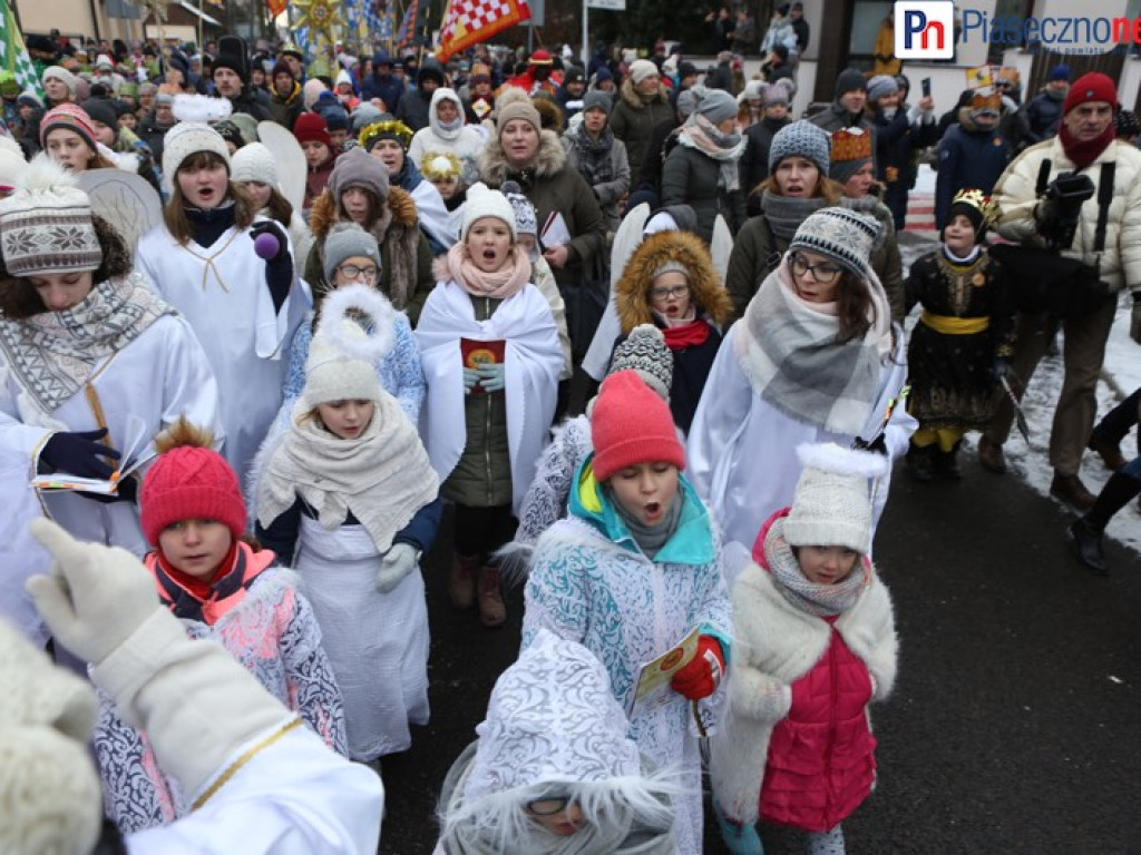 Orszak Trzech Króli na ulicach Piaseczna