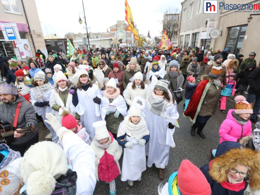 Orszak Trzech Króli na ulicach Piaseczna