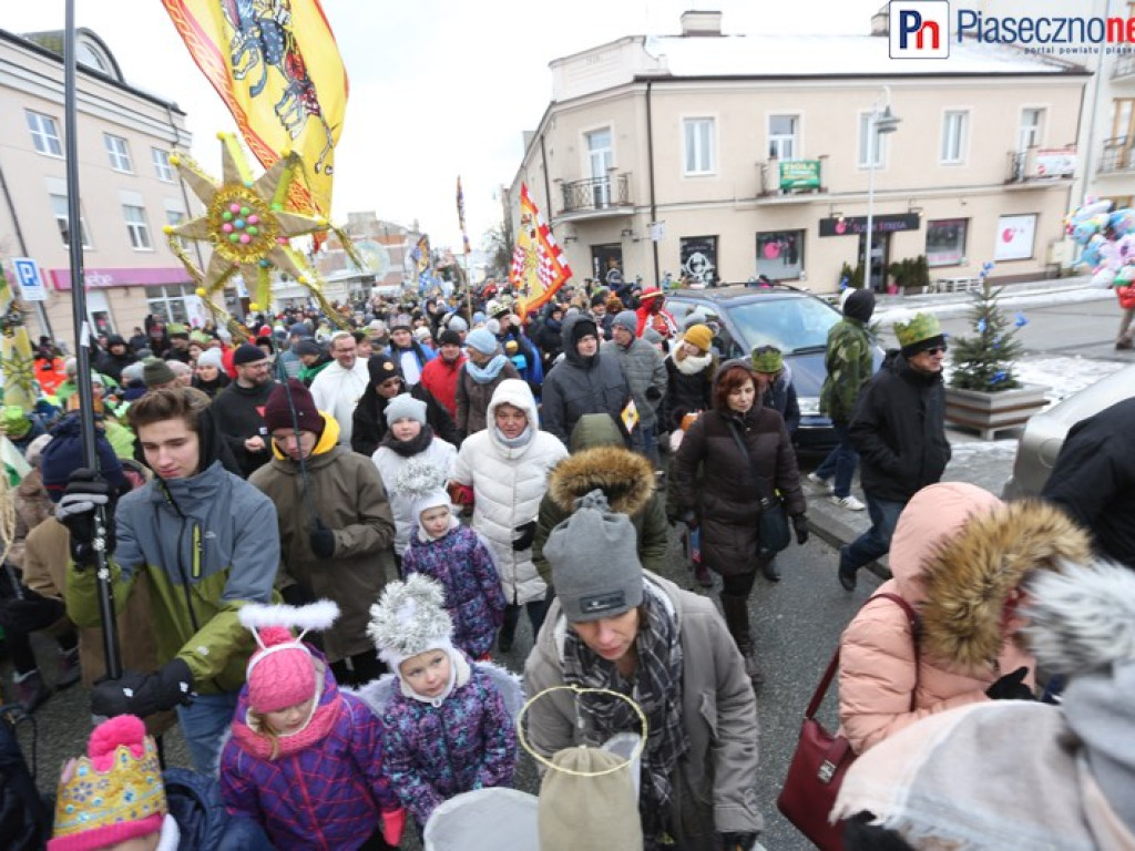 Orszak Trzech Króli na ulicach Piaseczna