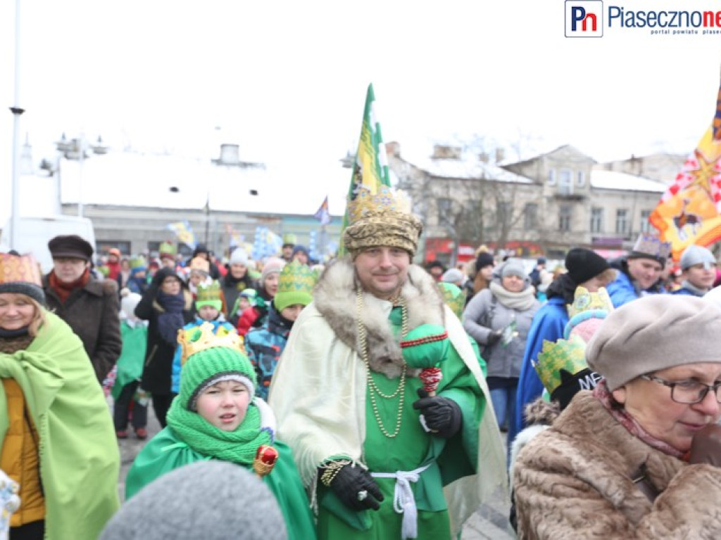 Orszak Trzech Króli na ulicach Piaseczna