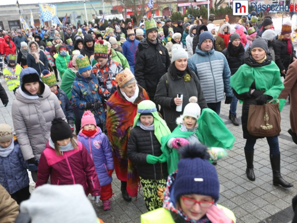Orszak Trzech Króli na ulicach Piaseczna