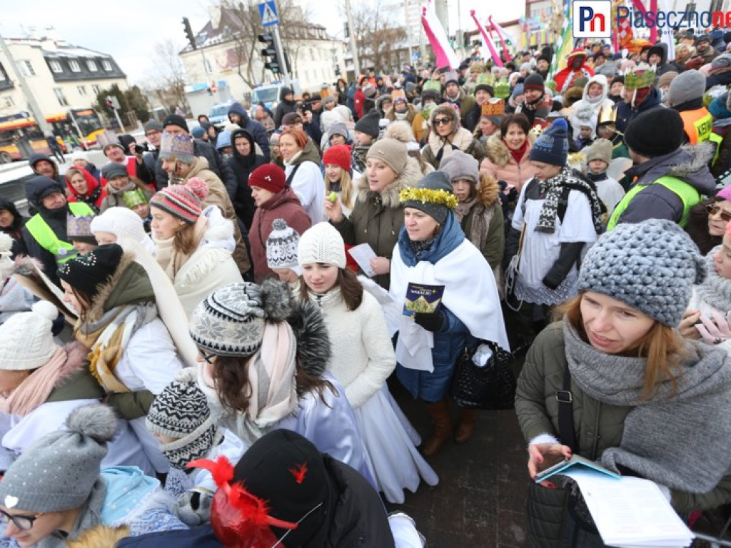 Orszak Trzech Króli na ulicach Piaseczna