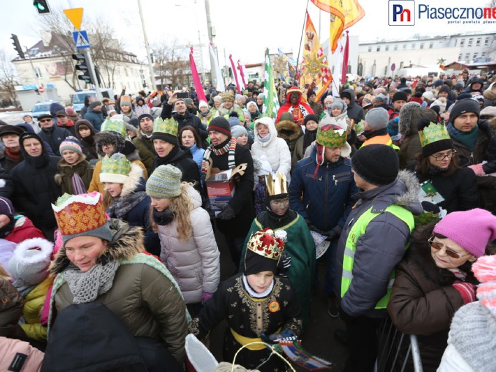 Orszak Trzech Króli na ulicach Piaseczna