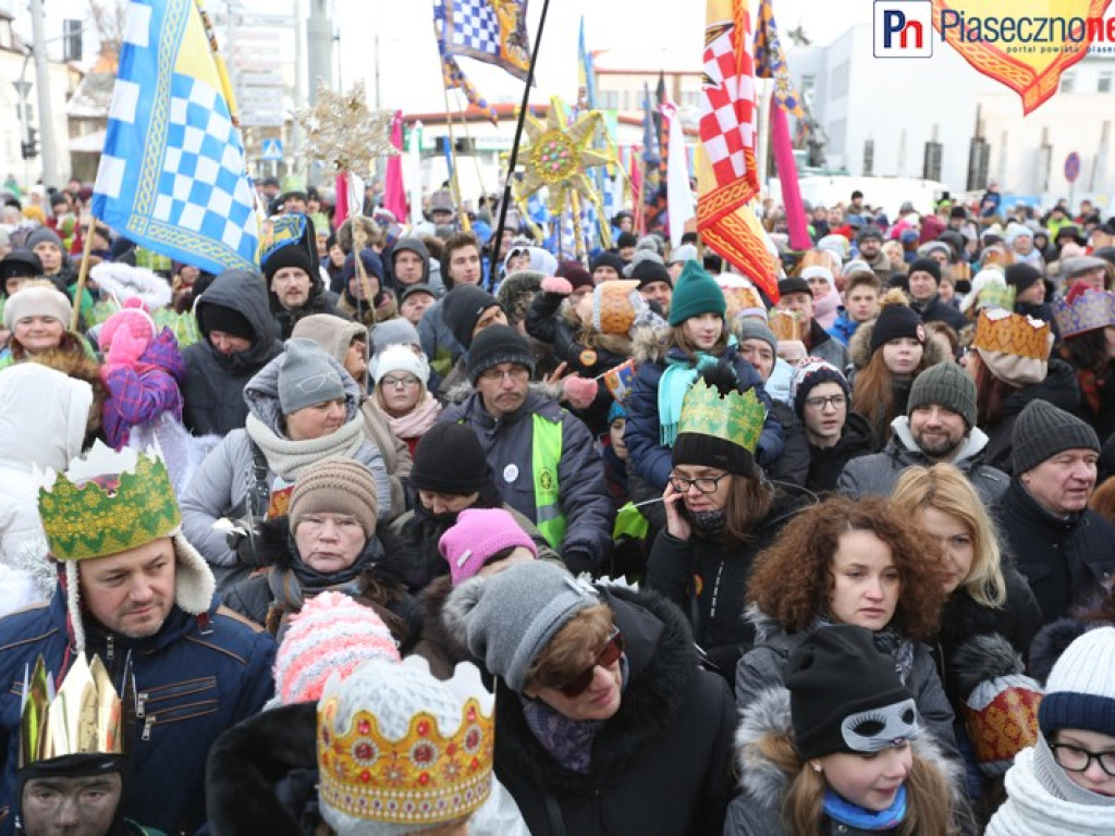 Orszak Trzech Króli na ulicach Piaseczna