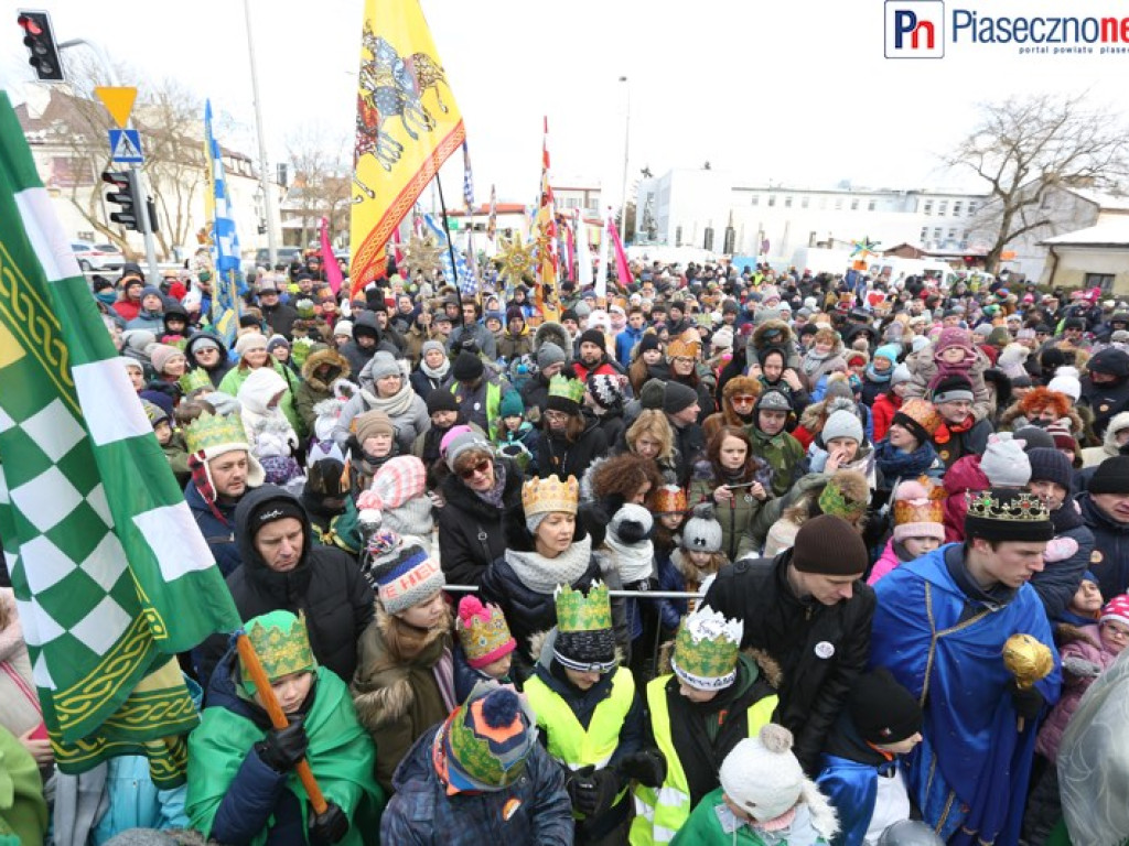 Orszak Trzech Króli na ulicach Piaseczna