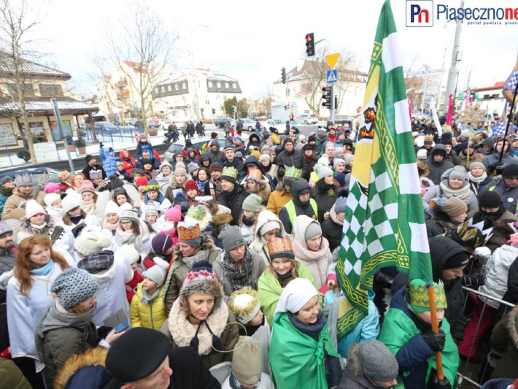 Orszak Trzech Króli na ulicach Piaseczna