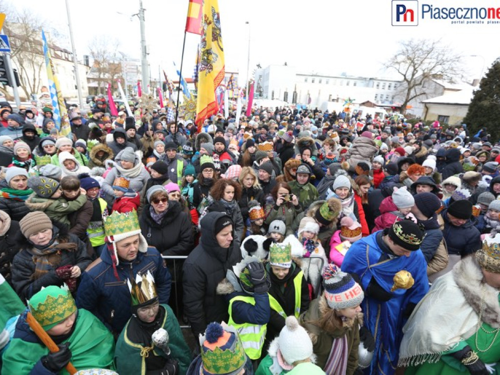 Orszak Trzech Króli na ulicach Piaseczna