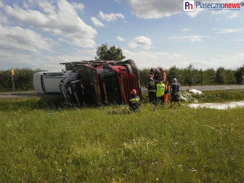 Tir i 7 bmw rozbitych! Droga krajowa nieprzejezdna [AKTUALIZACJE]