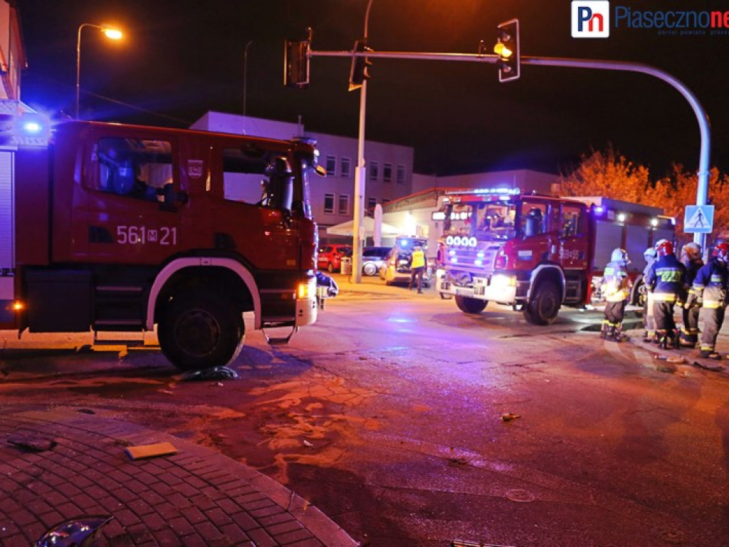 Huk i krzyk! Wypadek w centrum miasta