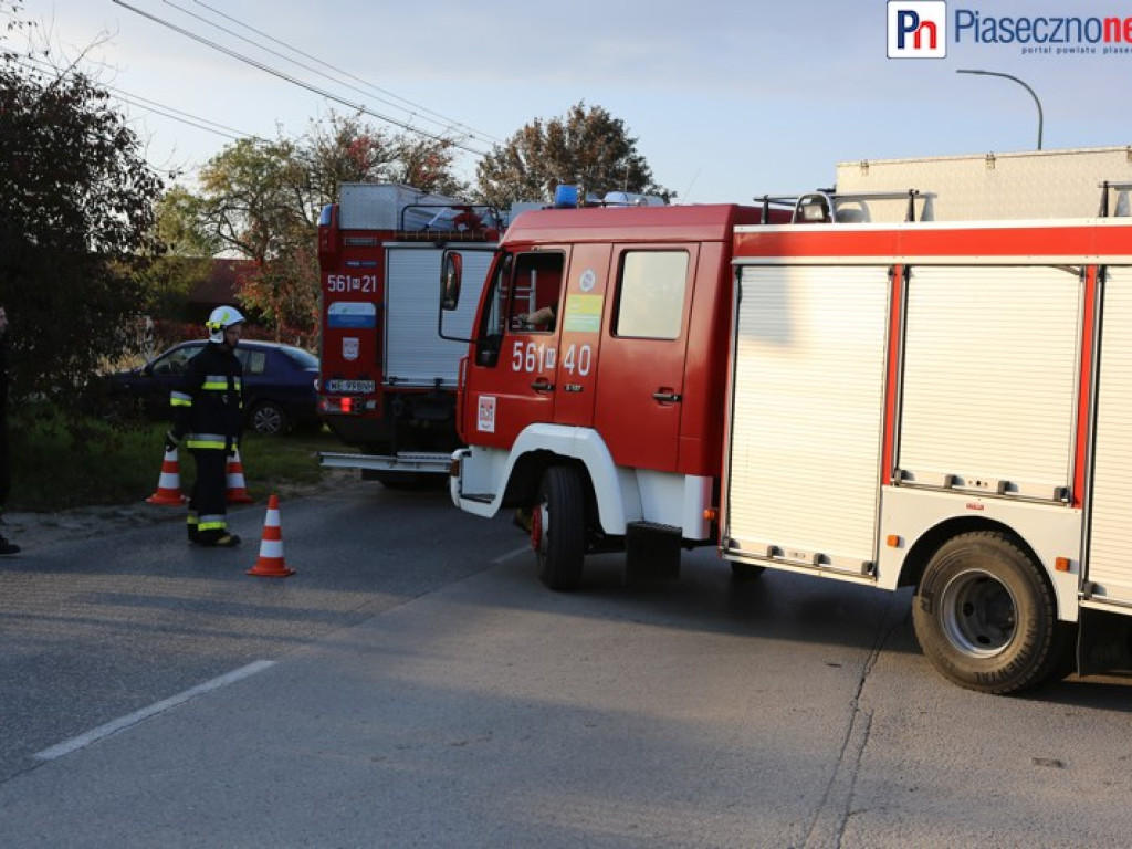 Wypadek w Bobrowcu! Mazowiecka zablokowana