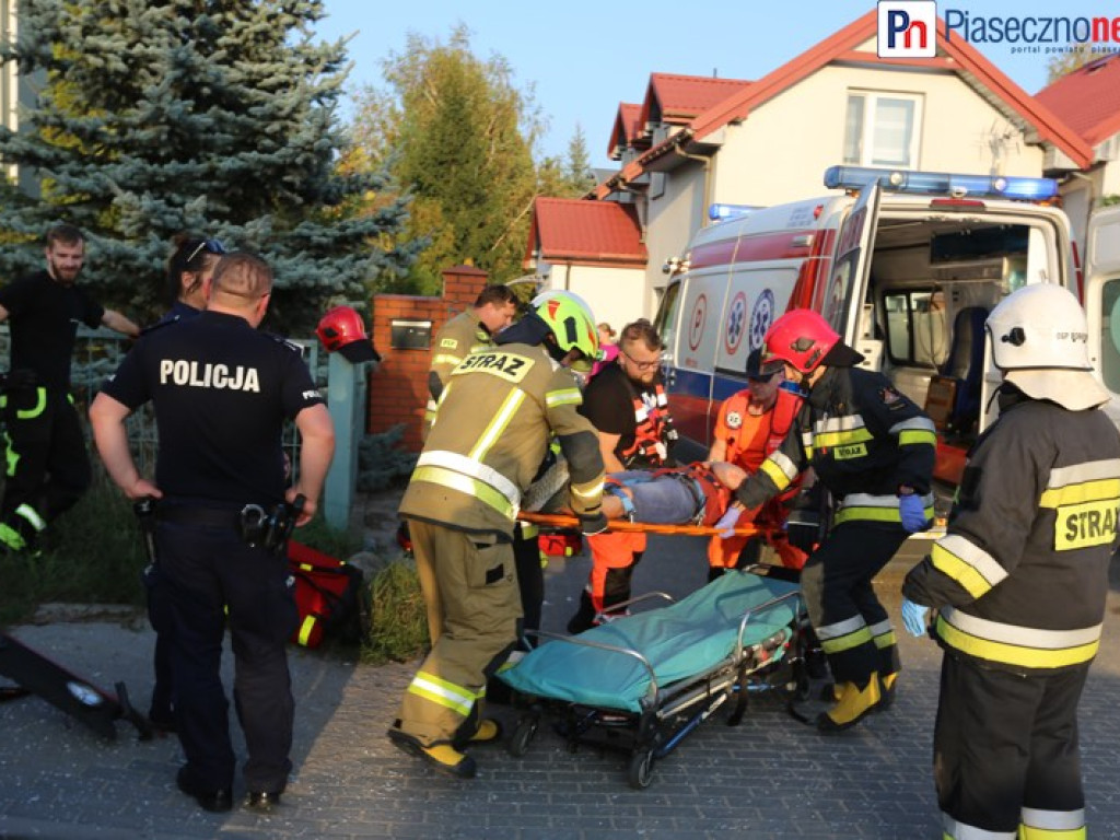 Wypadek w Bobrowcu! Mazowiecka zablokowana