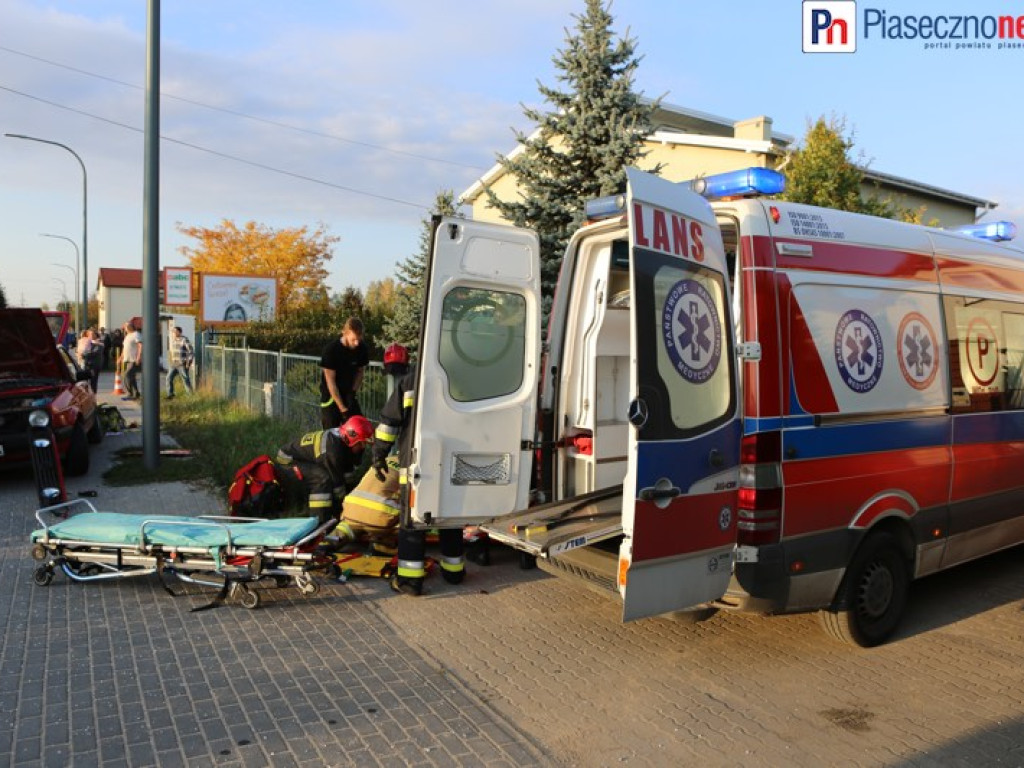 Wypadek w Bobrowcu! Mazowiecka zablokowana