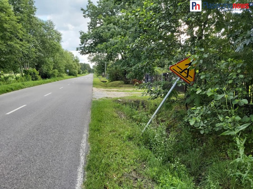 Wandale poprzewracali znaki! Szli ulicą jak stonka przez pole ziemniaków