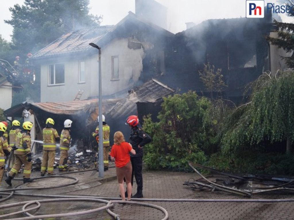 113 strażaków gasiło pożar ponad 8 godzin
