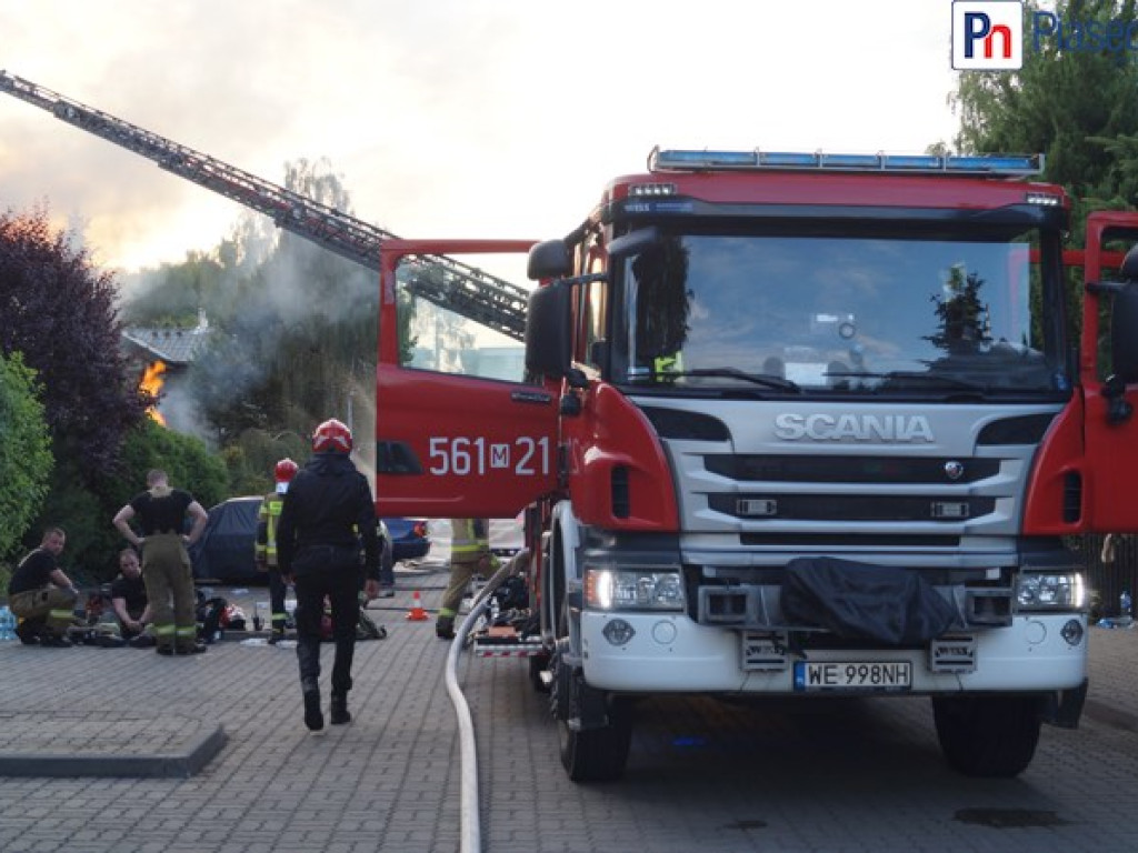 113 strażaków gasiło pożar ponad 8 godzin