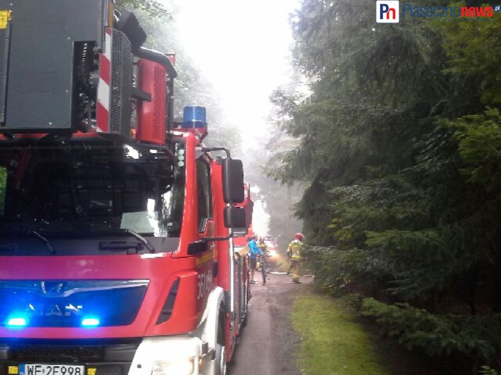 Pożar domu w Chylicach [AKTUALIZACJA]