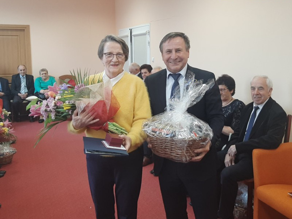 Wójt pogratulował małżeństwom z 50-letnim stażem