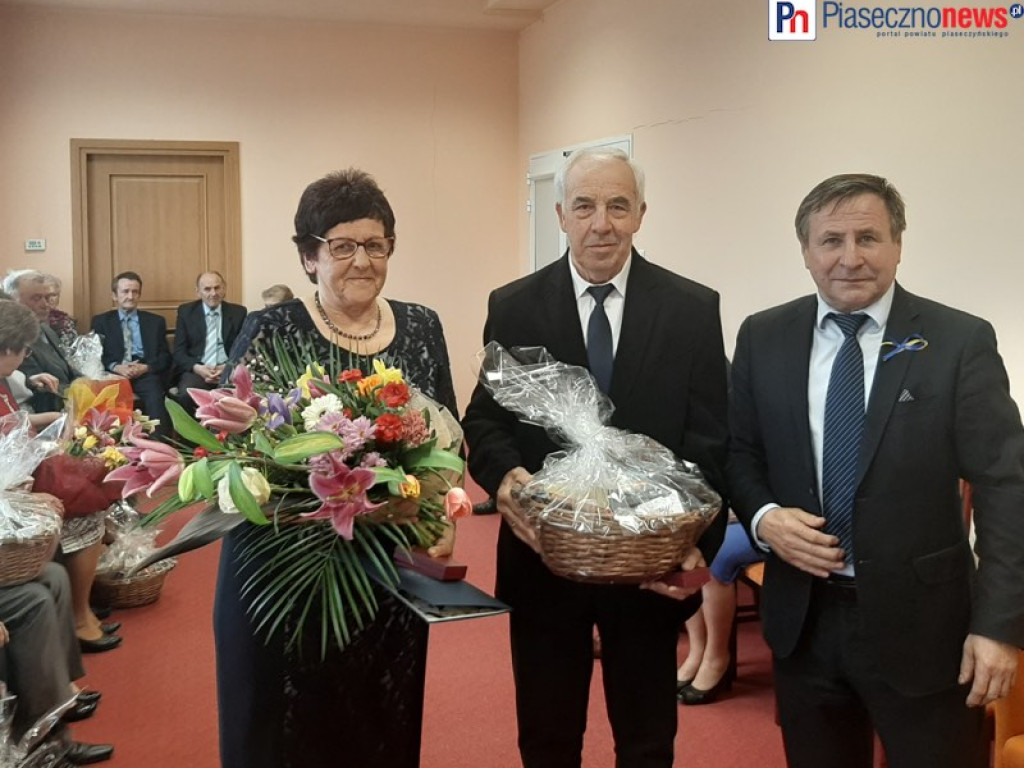 Wójt pogratulował małżeństwom z 50-letnim stażem