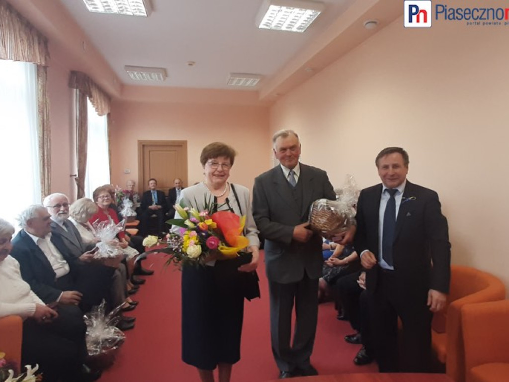 Wójt pogratulował małżeństwom z 50-letnim stażem