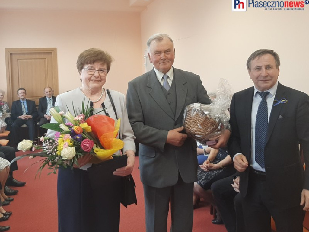 Wójt pogratulował małżeństwom z 50-letnim stażem
