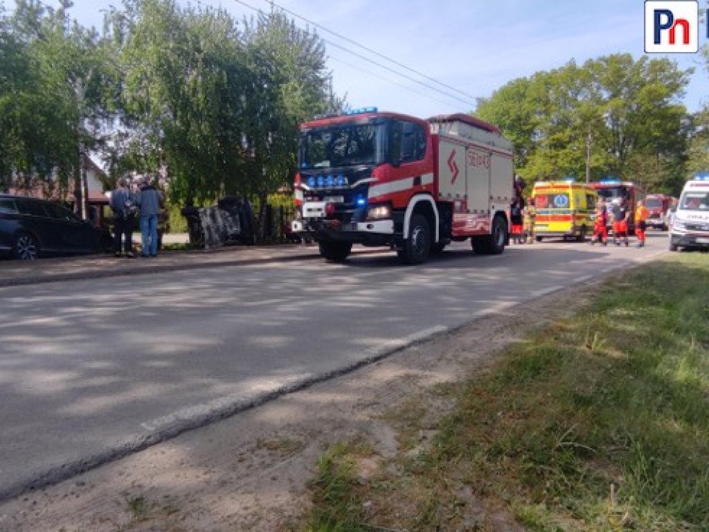 Wypadek w Głoskowie! Wezwano śmigłowiec LPR