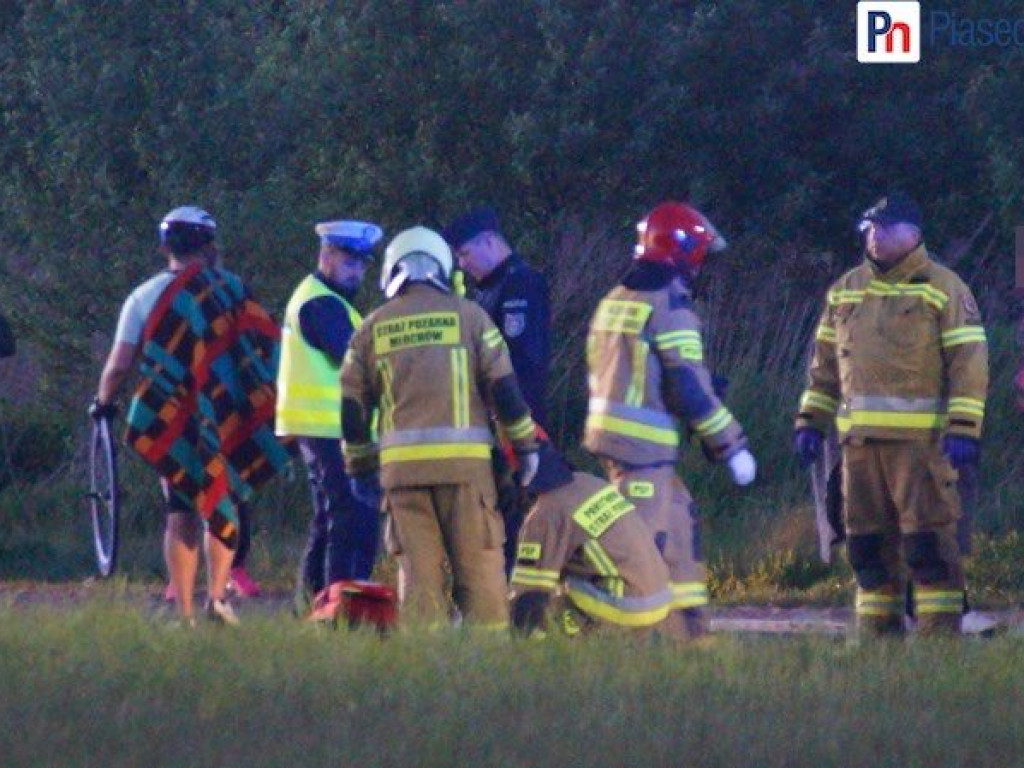 Zatrzymano kierowcę, który wjechał w rowerzystów. Był pod wpływem alkoholu